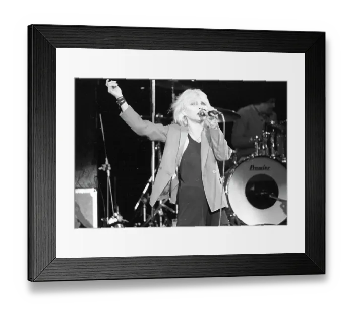 Framed Print : Blondie Performing In LA Framed Print : Blondie Performing In LA