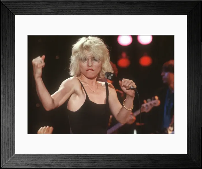 Framed Print : Blondie Performing In LA Framed Print : Blondie Performing In LA