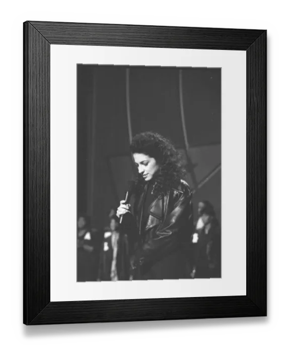 Framed Print : Photo of Gloria Estefan Framed Print : Photo of Gloria Estefan