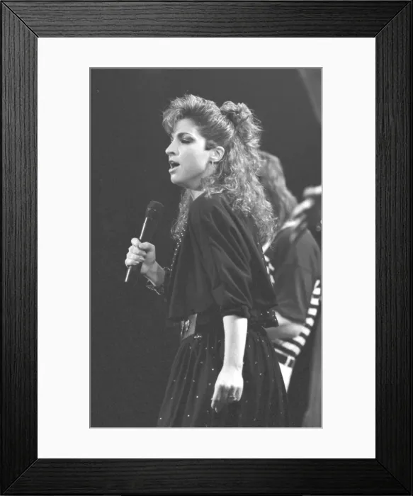 Framed Print : Photo of Gloria Estefan Framed Print : Photo of Gloria Estefan