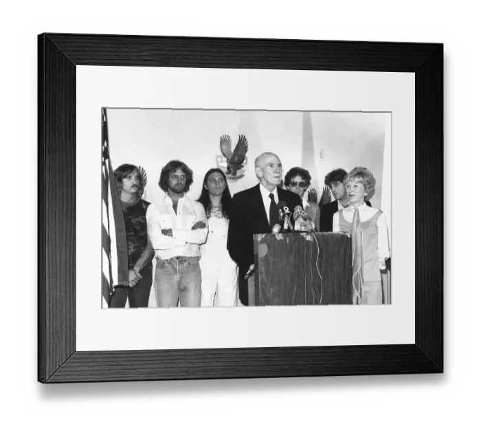 Framed Print : Eagles with Senator Cranston Framed Print : Eagles with Senator Cranston