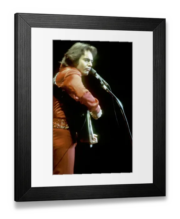 Framed Print : Neil Diamond Performing Framed Print : Neil Diamond Performing