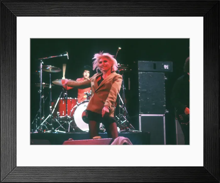 Framed Print : Blondie Performing In LA Framed Print : Blondie Performing In LA
