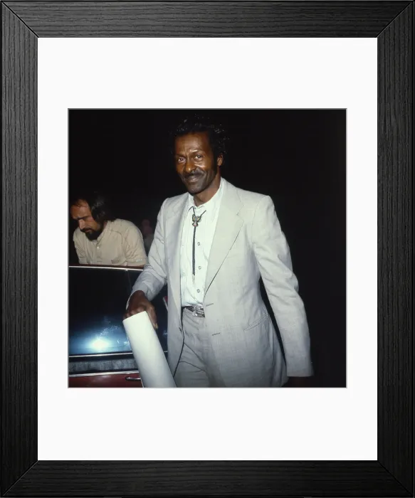 Framed Print : Chuck Berry At An Event Framed Print : Chuck Berry At An Event