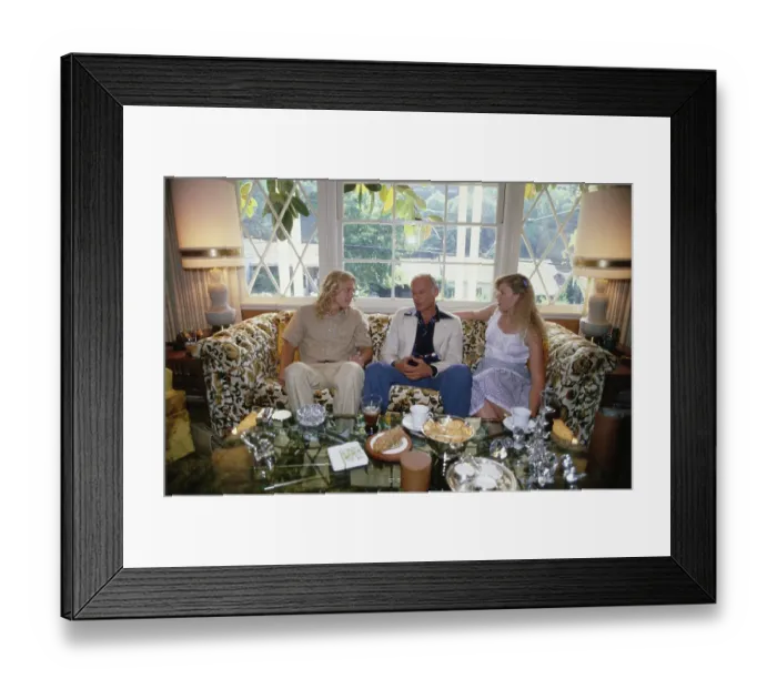 Framed Print : Buzz Aldrin And Children Framed Print : Buzz Aldrin And Children