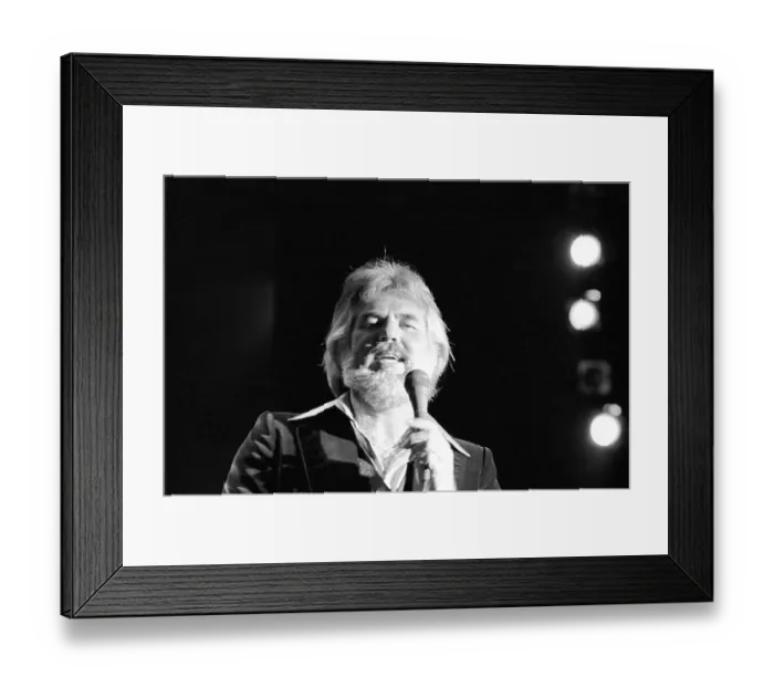 Framed Print : Kenny Rogers Performing on The Tonight Show Framed Print : Kenny Rogers Performing on The Tonight Show