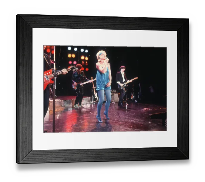 Framed Print : Blondie On Midnight Special Framed Print : Blondie On Midnight Special