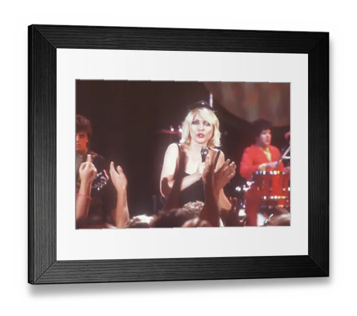 Framed Print : Blondie On Midnight Special Framed Print : Blondie On Midnight Special
