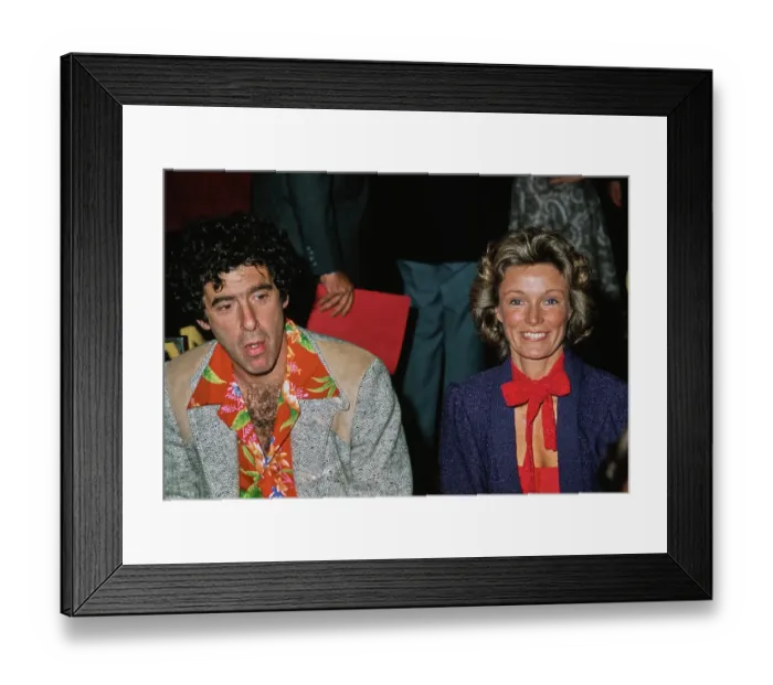Framed Print : Elliott Gould and Yvette Mimieux Framed Print : Elliott Gould and Yvette Mimieux