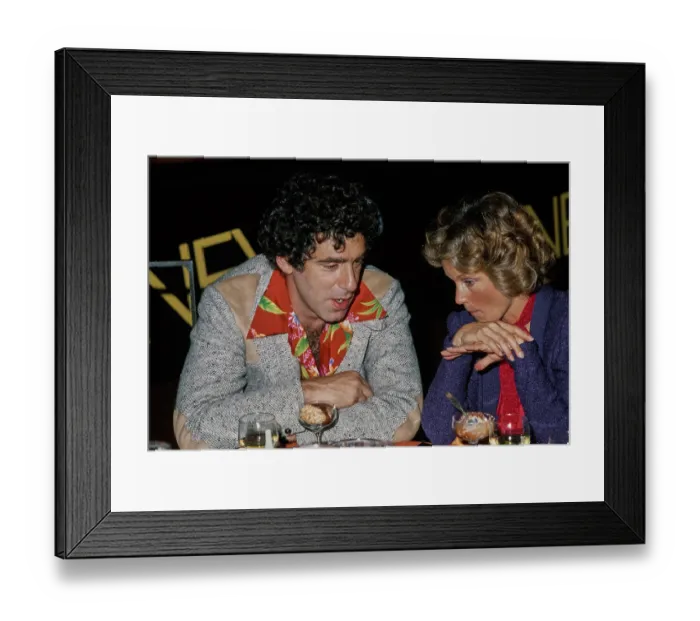 Framed Print : Elliott Gould and Yvette Mimieux Framed Print : Elliott Gould and Yvette Mimieux