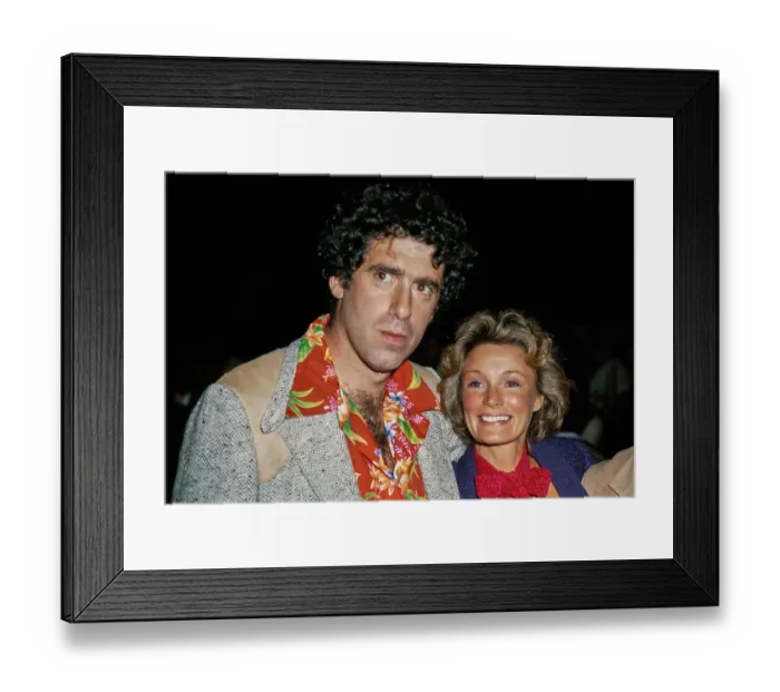 Framed Print : Elliott Gould and Yvette Mimieux Framed Print : Elliott Gould and Yvette Mimieux