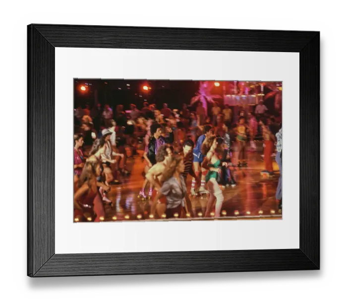 Framed Print : On The Set Of Skatetown, U.S.A Framed Print : On The Set Of Skatetown, U.S.A