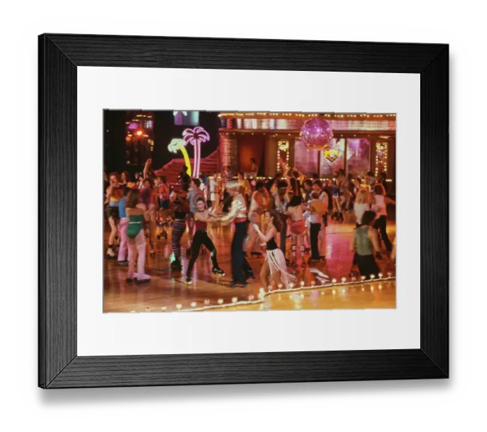 Framed Print : On The Set Of Skatetown, U.S.A Framed Print : On The Set Of Skatetown, U.S.A