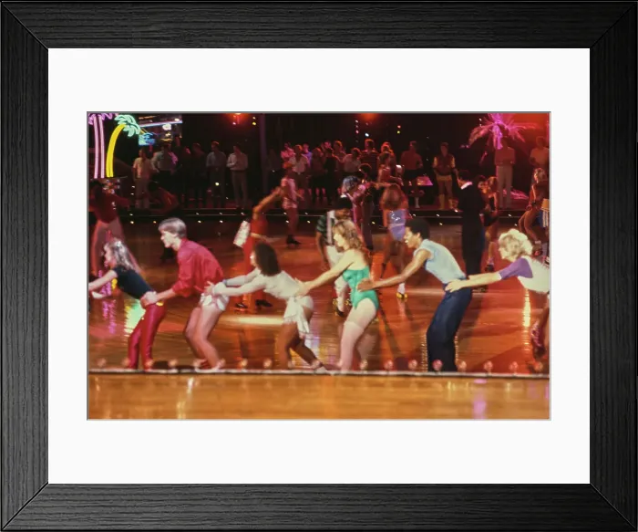 Framed Print : On The Set Of Skatetown, U.S.A Framed Print : On The Set Of Skatetown, U.S.A