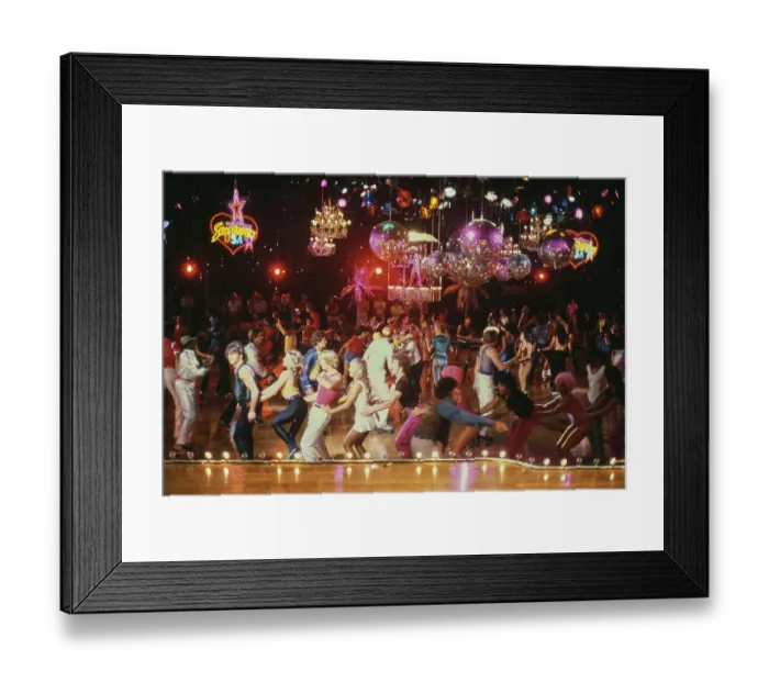 Framed Print : On The Set Of Skatetown, U.S.A Framed Print : On The Set Of Skatetown, U.S.A