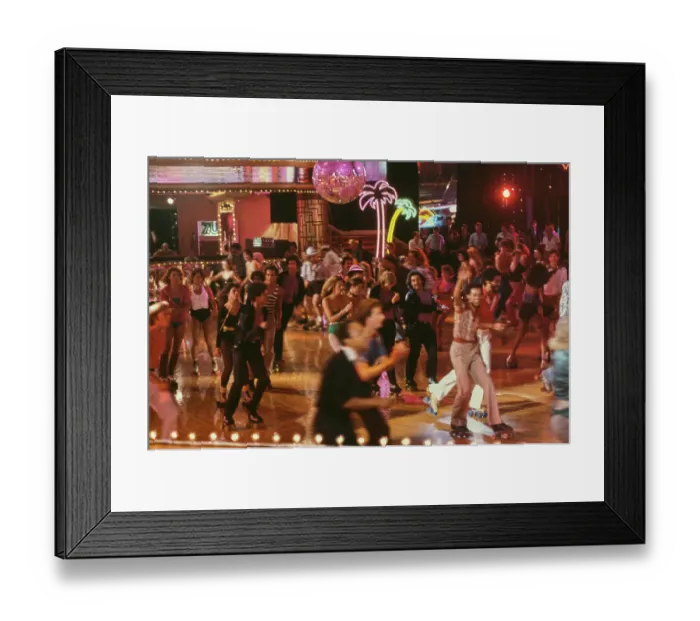 Framed Print : On The Set Of Skatetown, U.S.A Framed Print : On The Set Of Skatetown, U.S.A