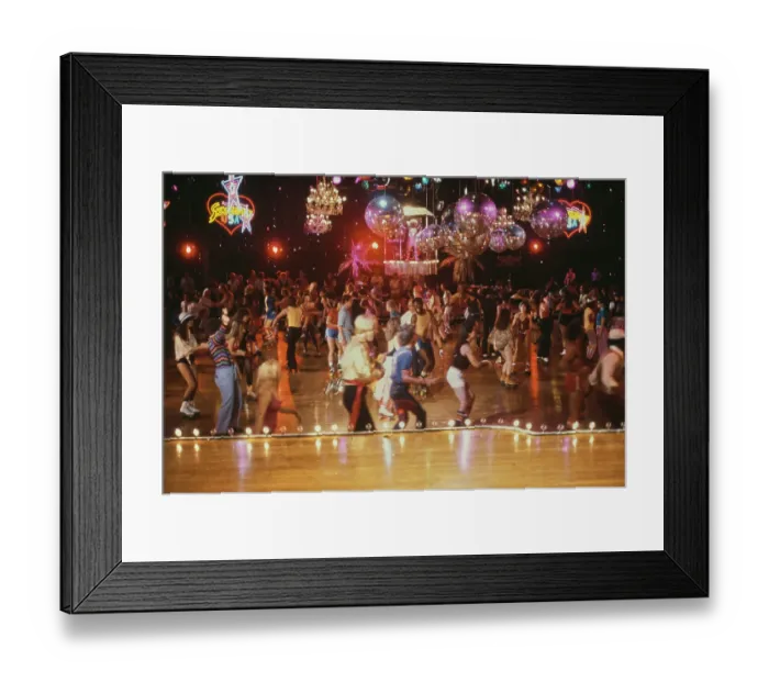 Framed Print : On The Set Of Skatetown, U.S.A Framed Print : On The Set Of Skatetown, U.S.A