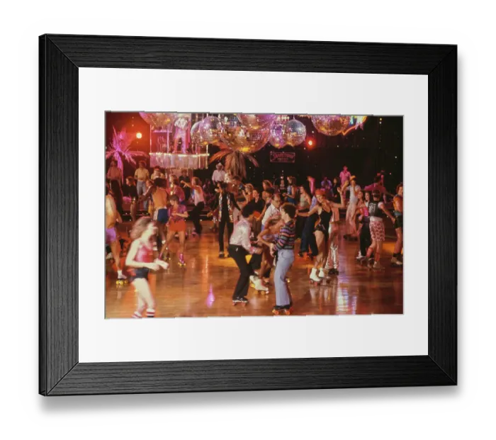 Framed Print : On The Set Of Skatetown, U.S.A Framed Print : On The Set Of Skatetown, U.S.A