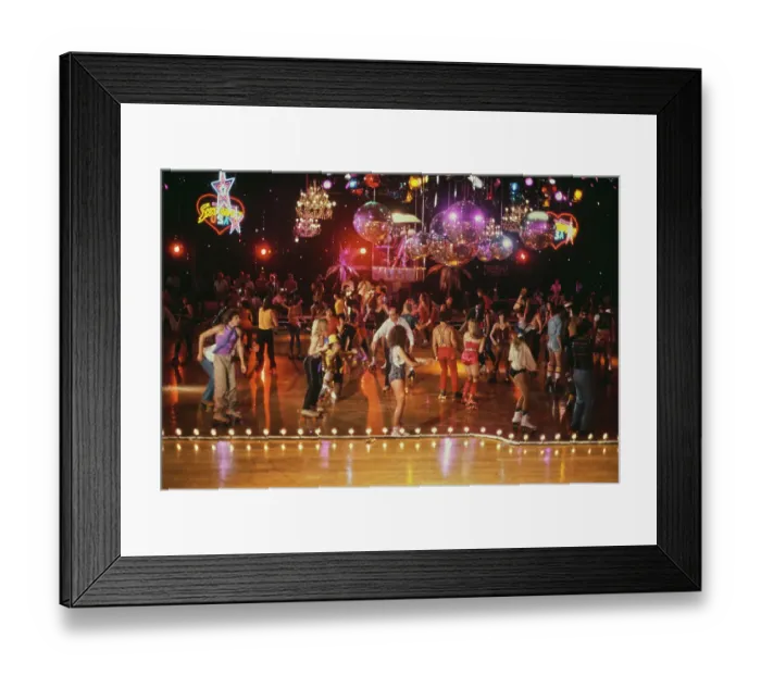 Framed Print : On The Set Of Skatetown, U.S.A Framed Print : On The Set Of Skatetown, U.S.A