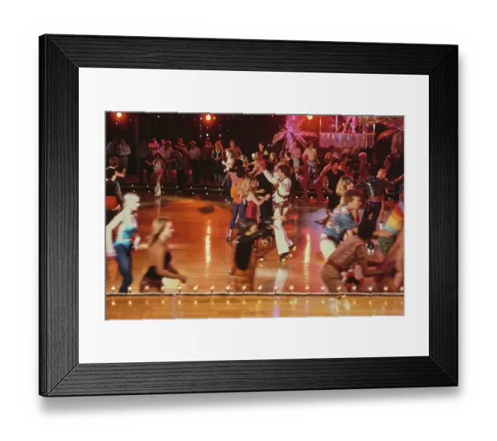 Framed Print : On The Set Of Skatetown, U.S.A Framed Print : On The Set Of Skatetown, U.S.A
