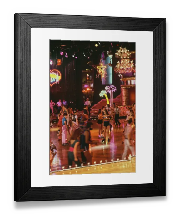 Framed Print : On The Set Of Skatetown, U.S.A Framed Print : On The Set Of Skatetown, U.S.A