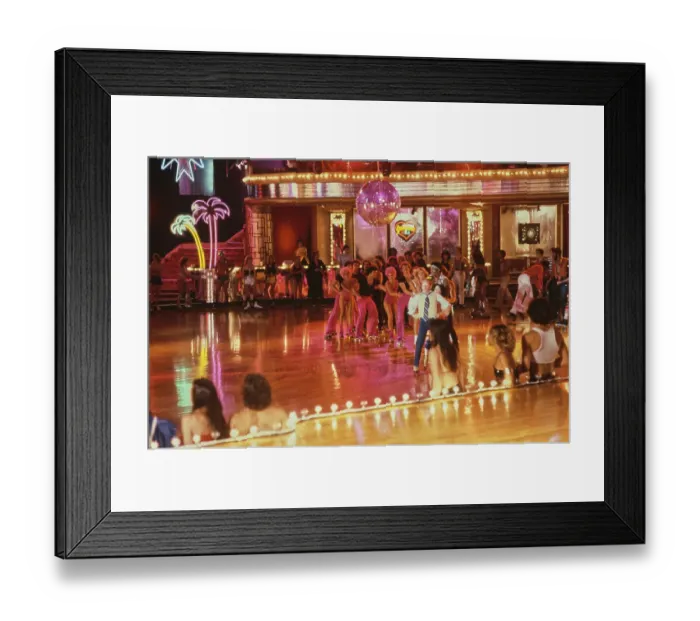 Framed Print : On The Set Of Skatetown, U.S.A Framed Print : On The Set Of Skatetown, U.S.A