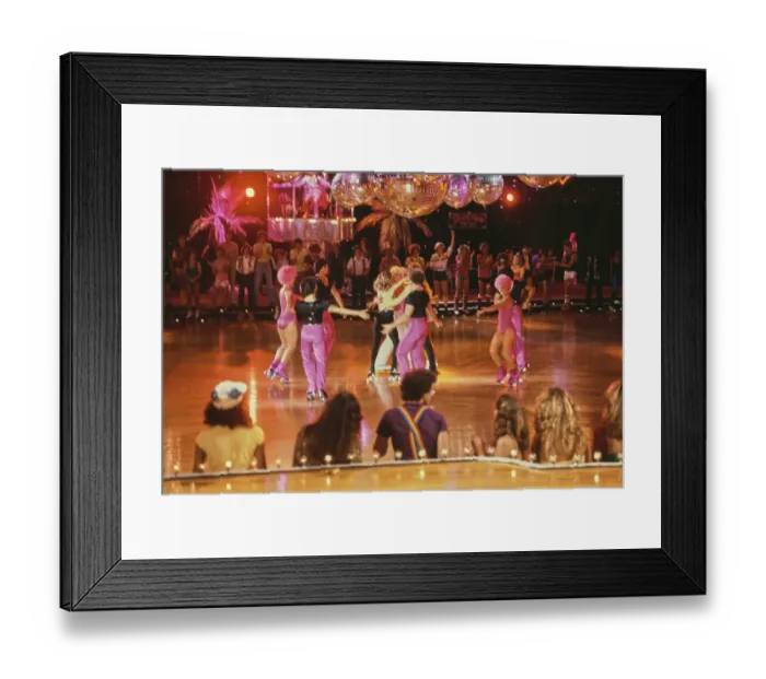Framed Print : On The Set Of Skatetown, U.S.A Framed Print : On The Set Of Skatetown, U.S.A