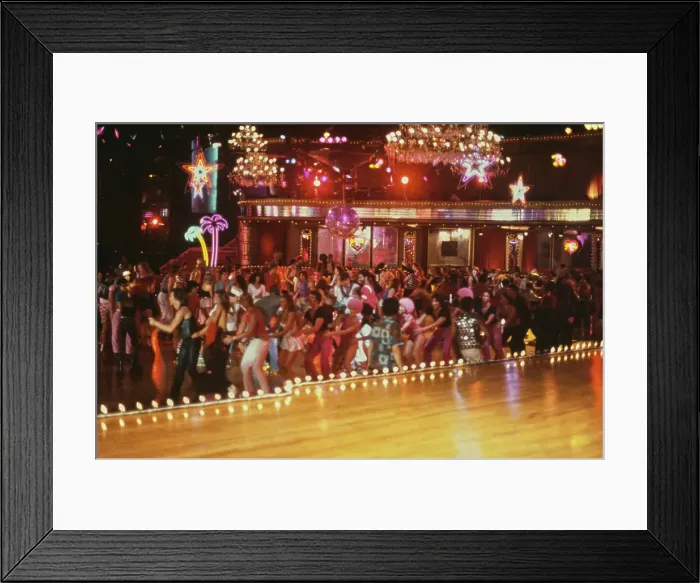 Framed Print : On The Set Of Skatetown, U.S.A Framed Print : On The Set Of Skatetown, U.S.A