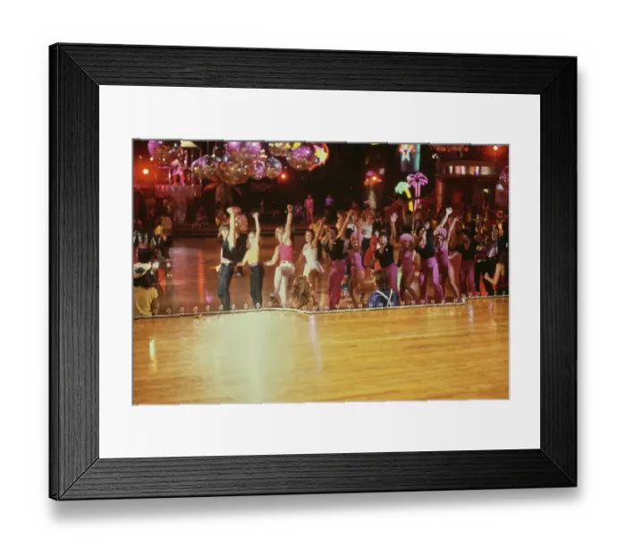 Framed Print : On The Set Of Skatetown, U.S.A Framed Print : On The Set Of Skatetown, U.S.A