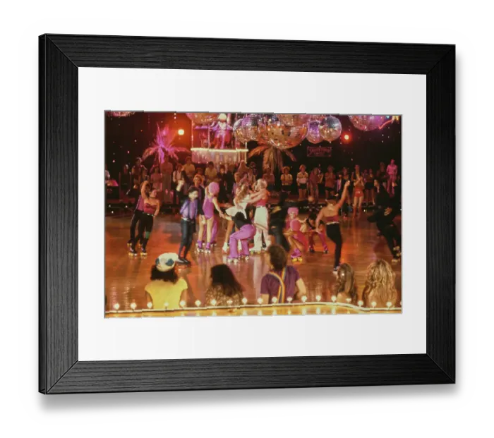 Framed Print : On The Set Of Skatetown, U.S.A Framed Print : On The Set Of Skatetown, U.S.A