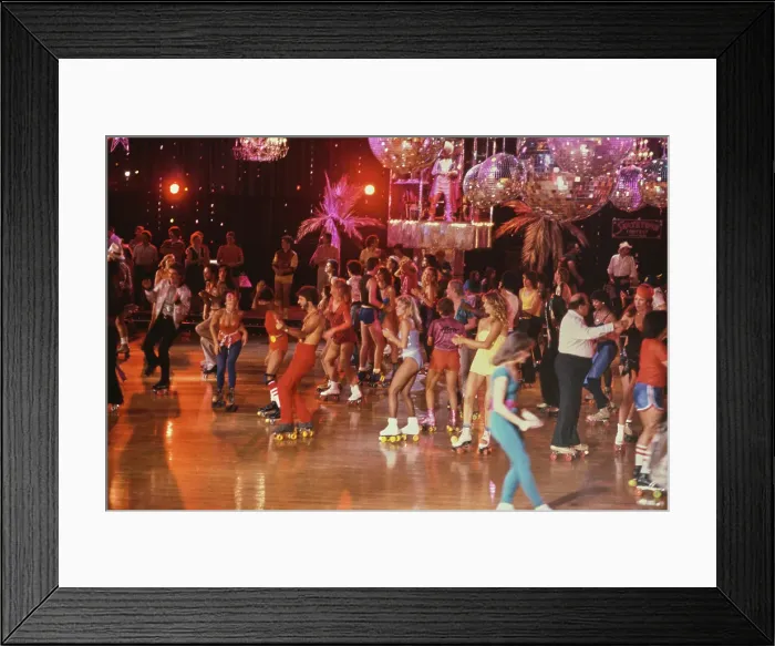 Framed Print : On The Set Of Skatetown, U.S.A