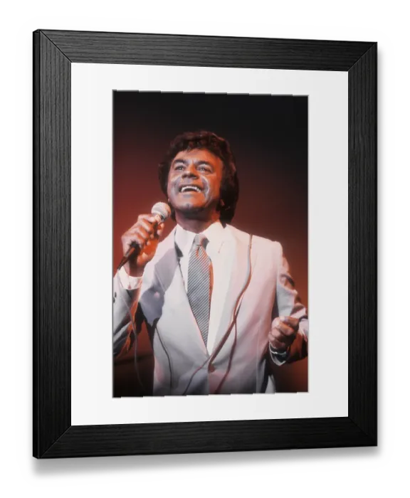 Framed Print : Johnny Mathis Live Framed Print : Johnny Mathis Live