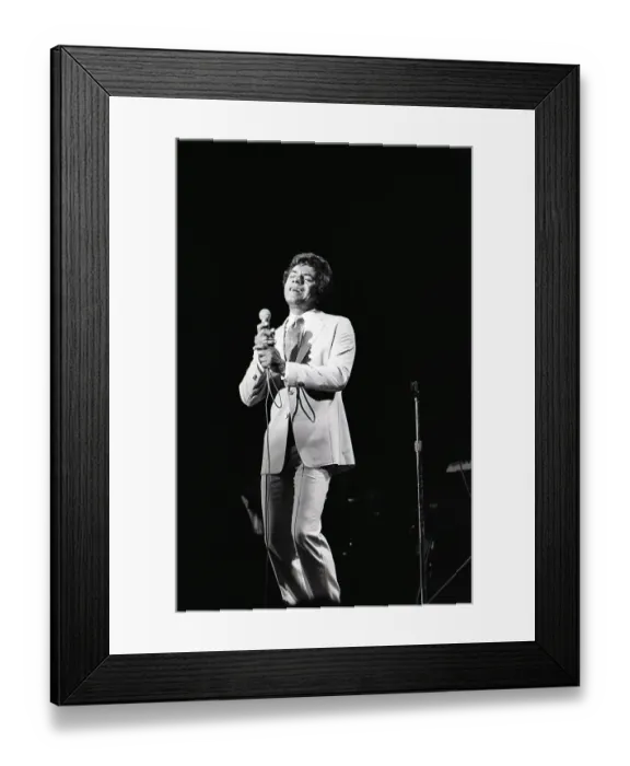 Framed Print : Johnny Mathis Live Framed Print : Johnny Mathis Live