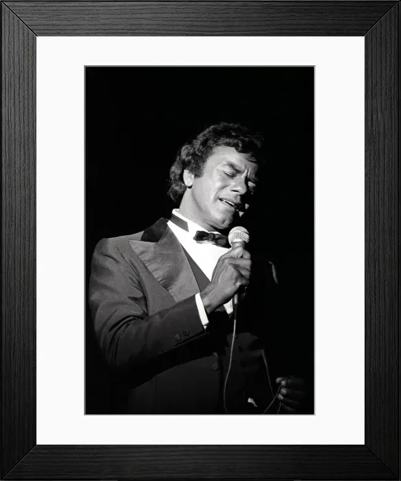 Framed Print : Johnny Mathis Live Framed Print : Johnny Mathis Live
