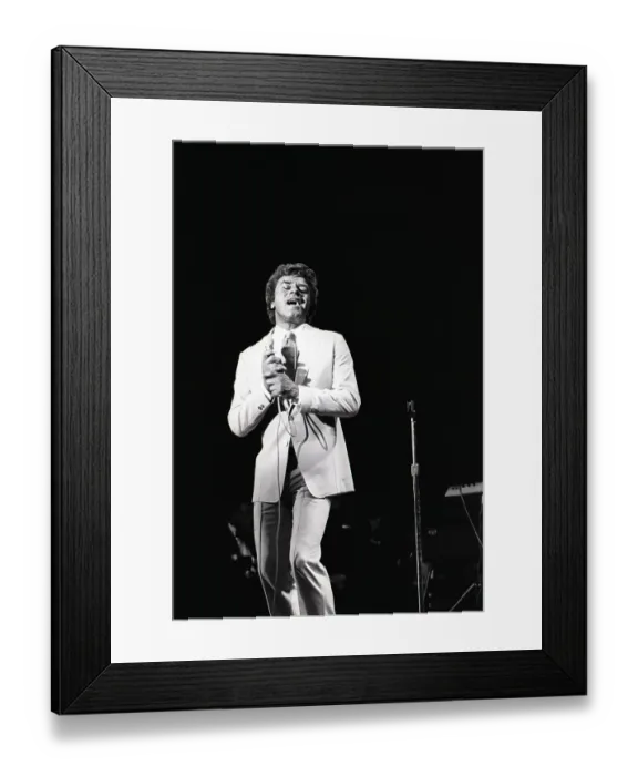 Framed Print : Johnny Mathis Live Framed Print : Johnny Mathis Live