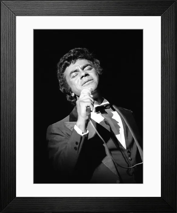 Framed Print : Johnny Mathis Live Framed Print : Johnny Mathis Live