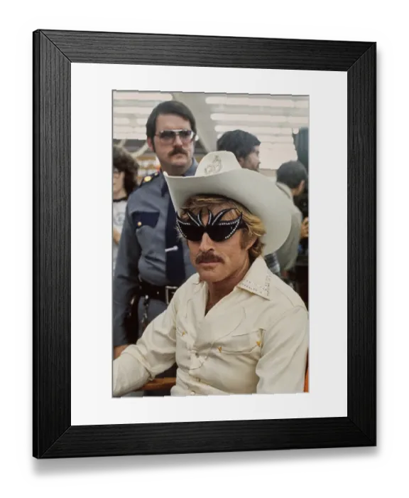 Framed Print : On The Set Of The Electric Horseman Framed Print : On The Set Of The Electric Horseman