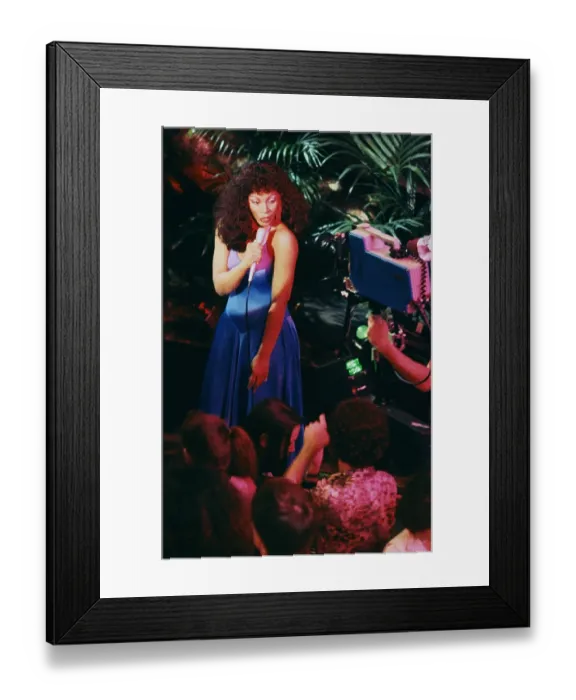 Framed Print : Queen Of Disco Performing Framed Print : Queen Of Disco Performing