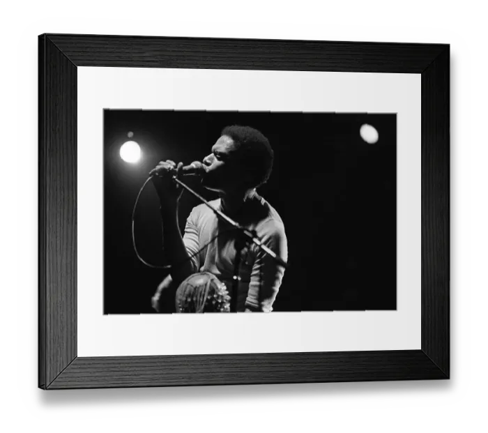 Framed Print : Al Jarreau Performs Framed Print : Al Jarreau Performs