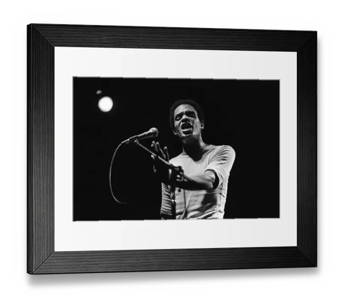 Framed Print : Al Jarreau Performs Framed Print : Al Jarreau Performs