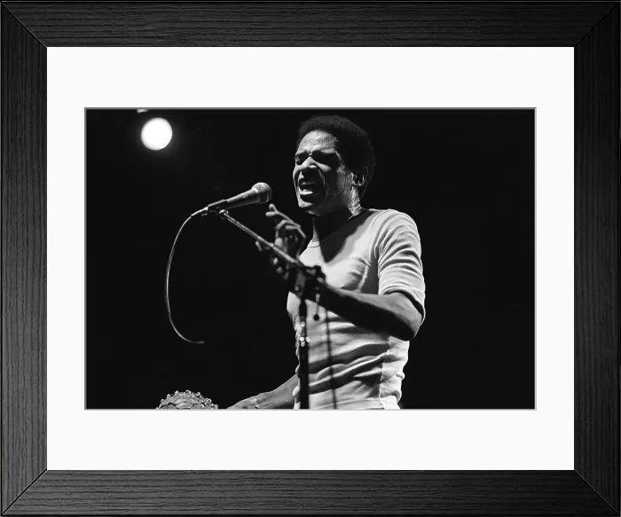 Framed Print : Al Jarreau Performs Framed Print : Al Jarreau Performs