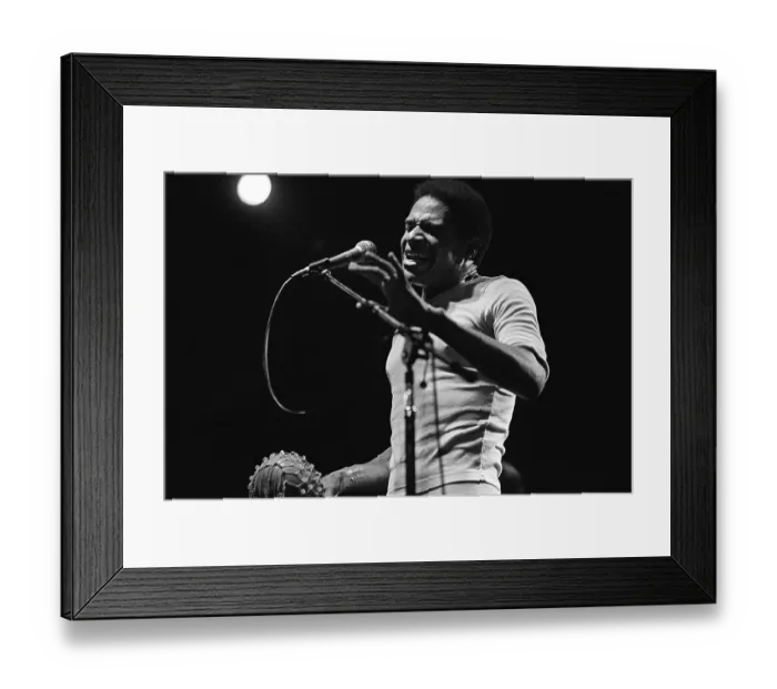 Framed Print : Al Jarreau Performs Framed Print : Al Jarreau Performs