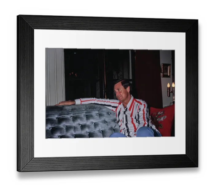 Framed Print : At Home With Bob Barker