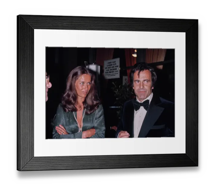 Framed Print : Dagmar Hirtz & Maximilian Schell Framed Print : Dagmar Hirtz & Maximilian Schell