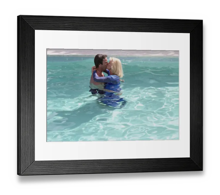 Framed Print : Angie Dickinson And Robert Wagner Filming Pearl Framed Print : Angie Dickinson And Robert Wagner Filming Pearl