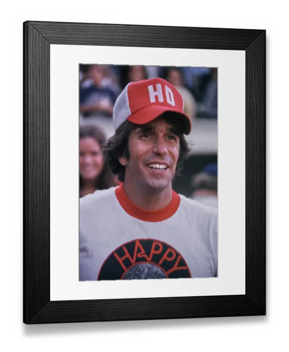 Framed Print : Henry Winkler, American Actor
