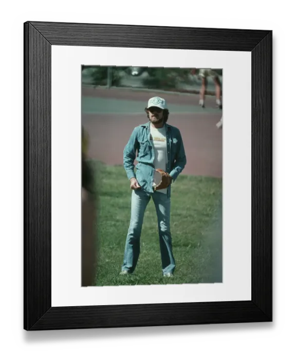 Framed Print : Don Henley Plays Baseball Framed Print : Don Henley Plays Baseball