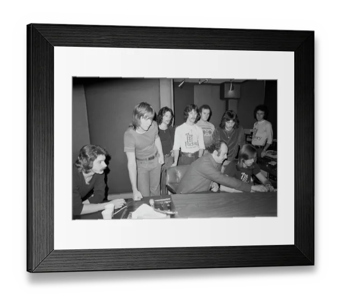 Framed Print : Fandango. American pop rock band Fandango at the Hit Factory recording Framed Print : Fandango. American pop rock band Fandango at the Hit Factory recording