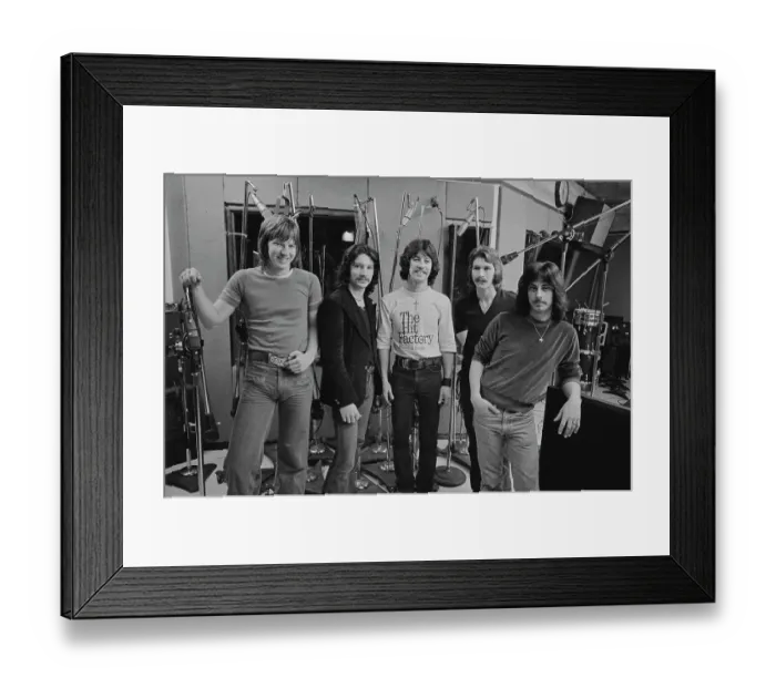 Framed Print : Fandango. American pop rock band Fandango at the Hit Factory recording Framed Print : Fandango. American pop rock band Fandango at the Hit Factory recording