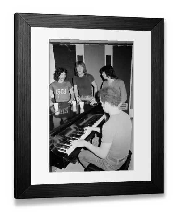 Framed Print : Fandango. American pop rock band Fandango at the Hit Factory recording Framed Print : Fandango. American pop rock band Fandango at the Hit Factory recording